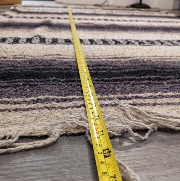 Woven Western Blanket Throw 4x6 - Picture 5 of 6